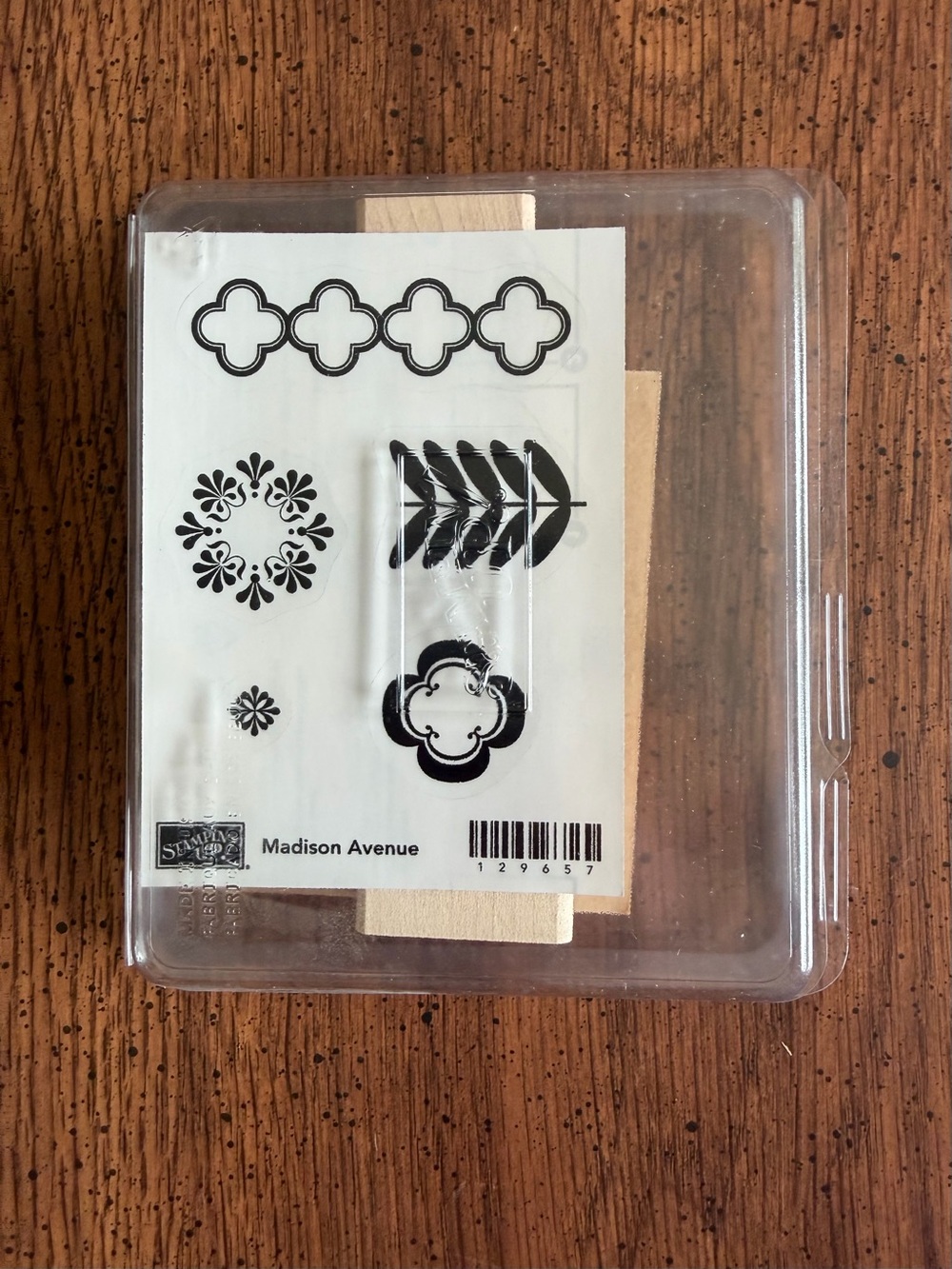 Madison Avenue Stamp Set - Black and White
